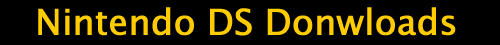 NDS Downloads