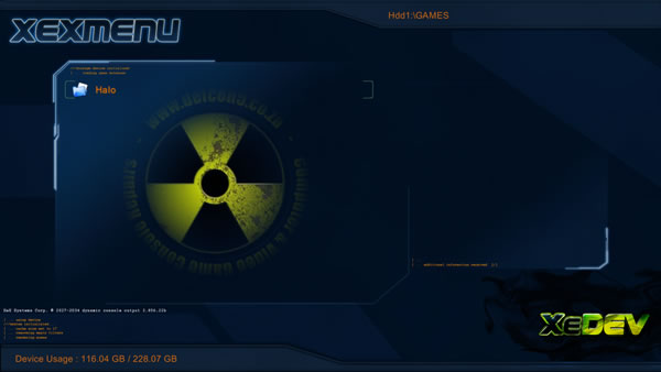xex menu